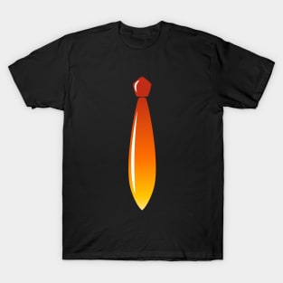 Shiny Fire Tie T-Shirt